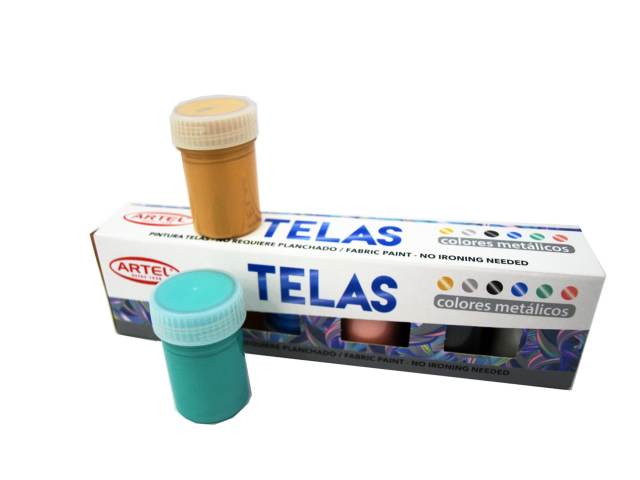 Pintura tela metálica 6 unidades - Artel