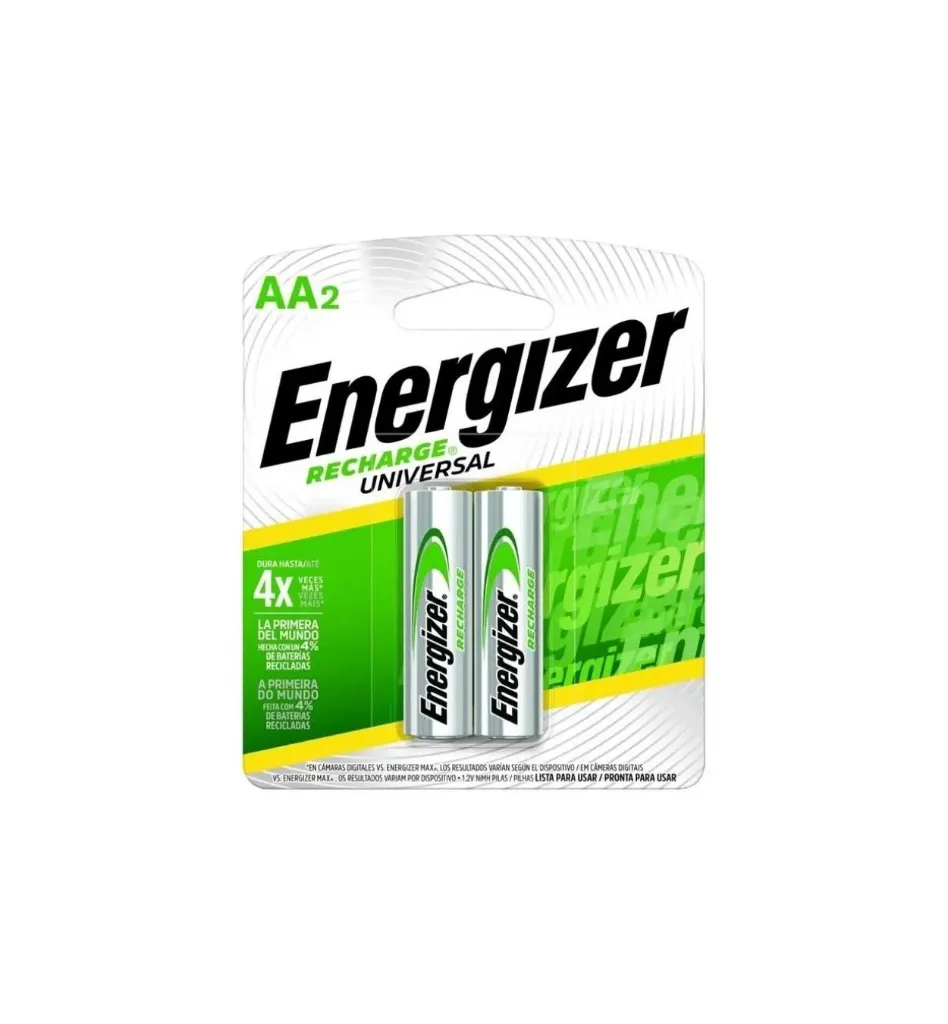 [4139] PILAS RECARGABLE 1.5V SET X2 AA - Energizer