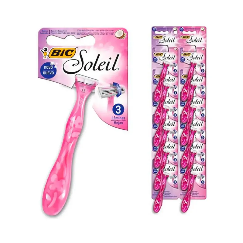 Afeitadora femenina soleil 12 unidades - Bic 