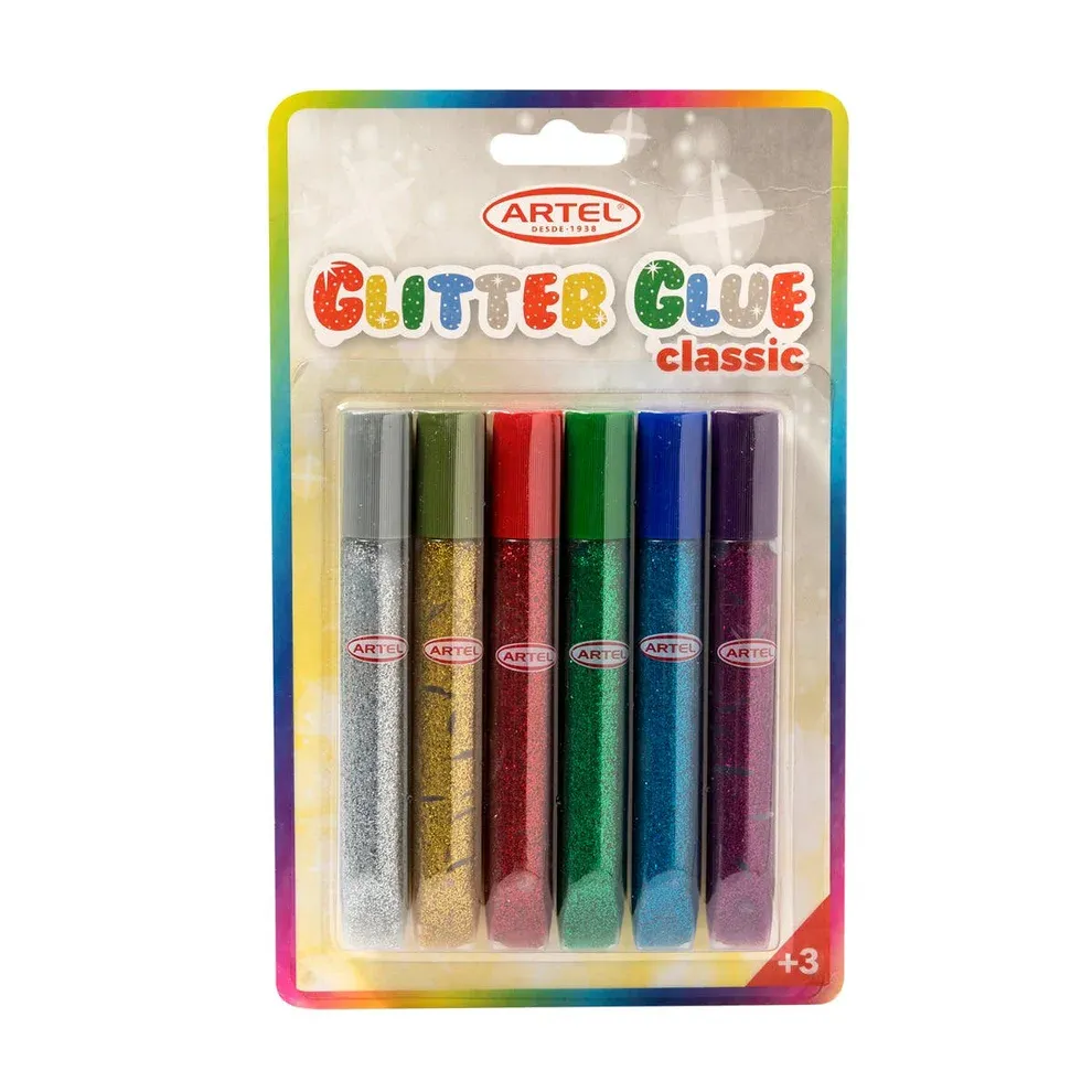 Escarcha engomada 13ml 6 unidades - Artel