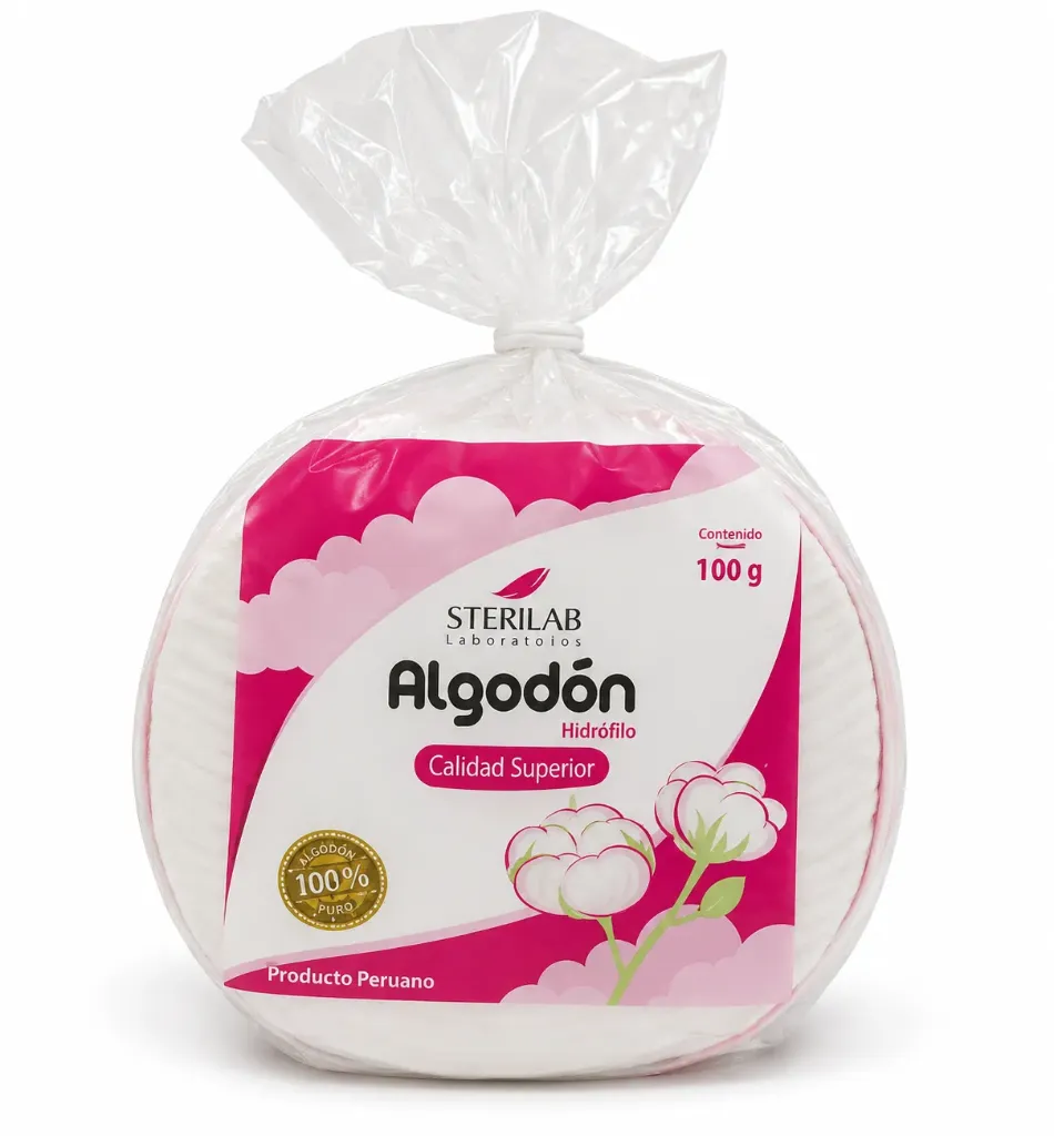 [4204] Algodón prensado 100gr - Sterilab