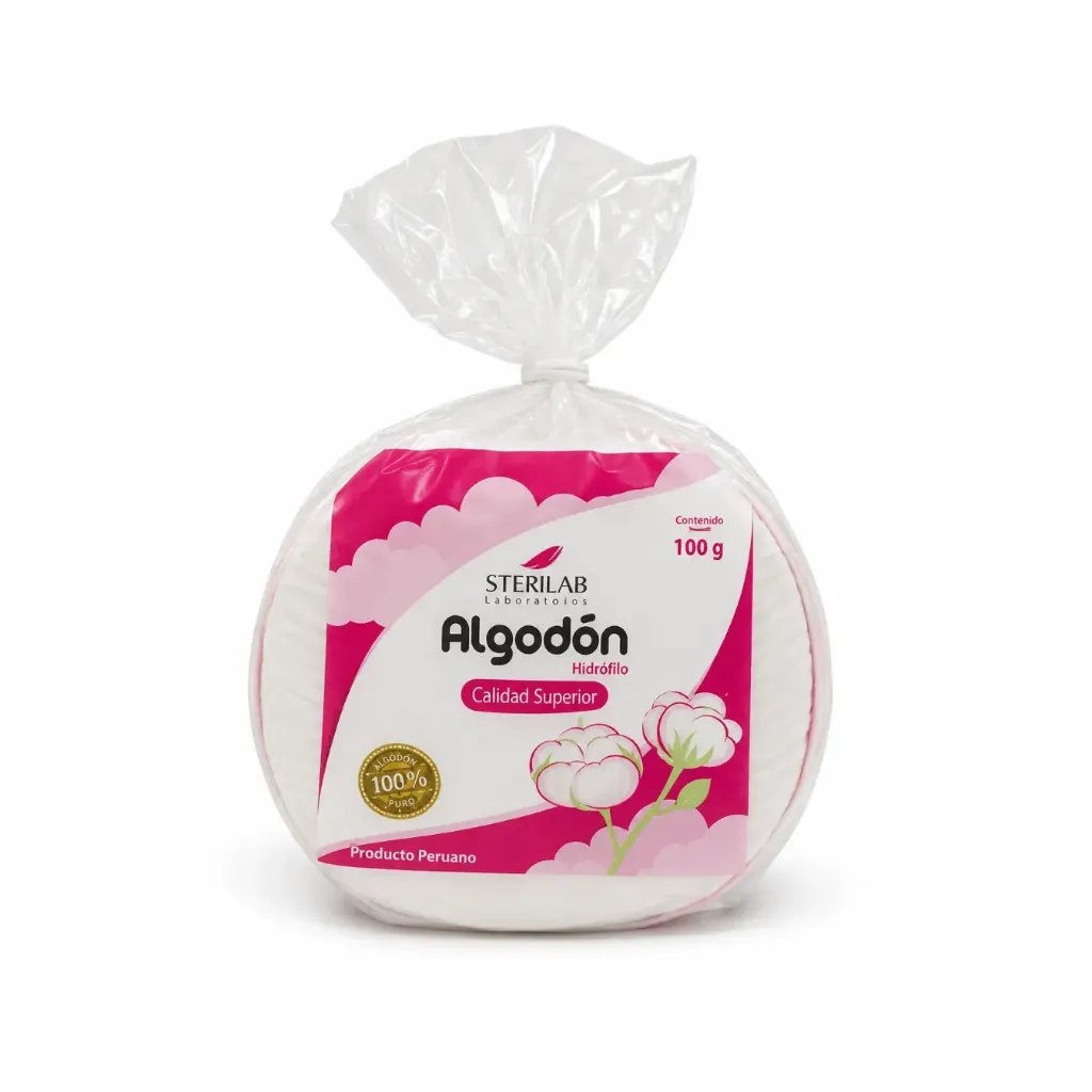 Algodón prensado 100gr - Sterilab