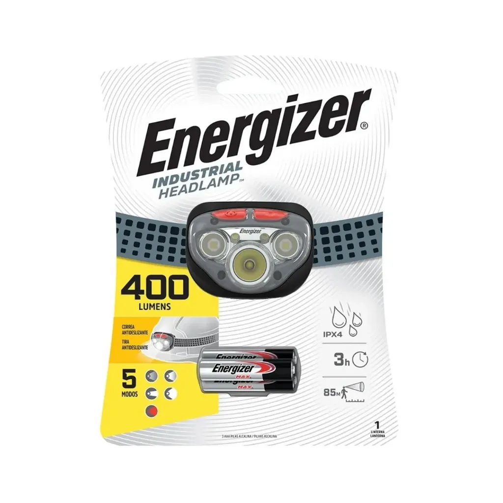 Linterna cabeza headlamp industrial 400 lúmenes - Energizer / E300650905