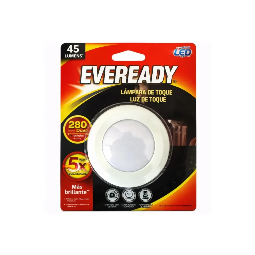 [4249] Lámpara luz de toque  45 lúmenes  - Eveready