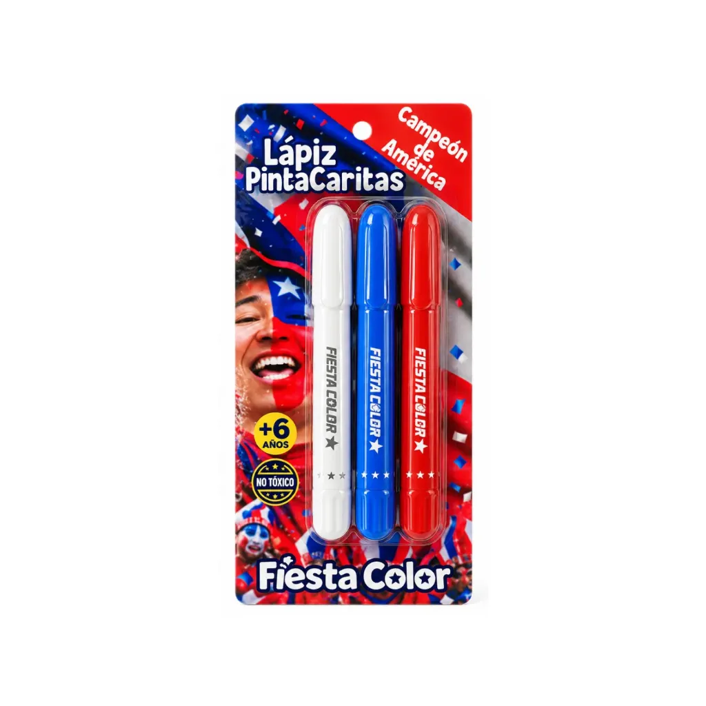 PINTACARA FIESTACOLOR PINTATETU X 3LENOX