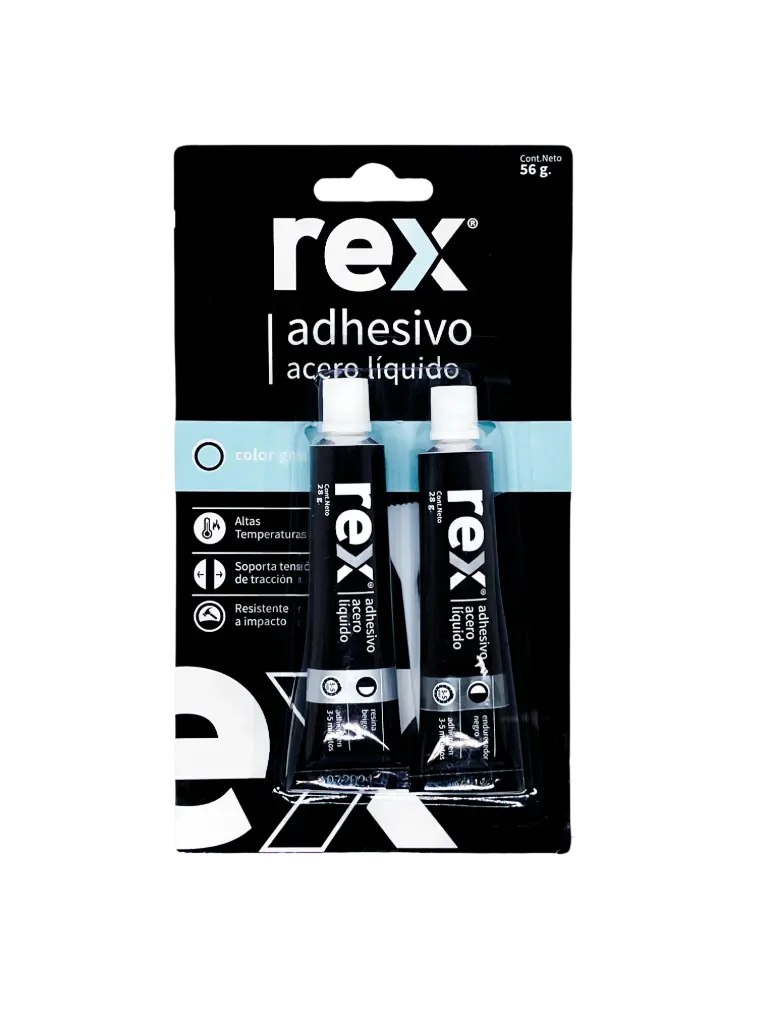 Adhesivo acero liquido temperatura - Rex / 30239