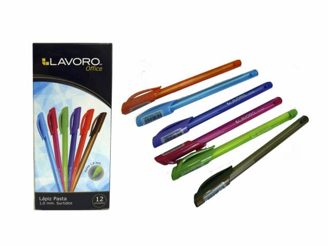 Lápiz semigel punta 1.0mm colores - Lavoro