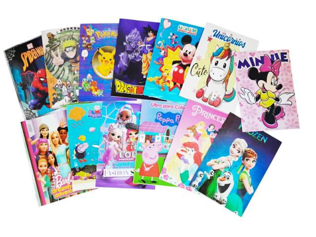[4355] LIBRO EDUCA  PINTAR ALADDIN CHICO 8 PAGINAS