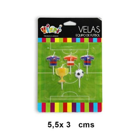 [4472] VELAS FUTBOL AZUL 60199 - Vieri