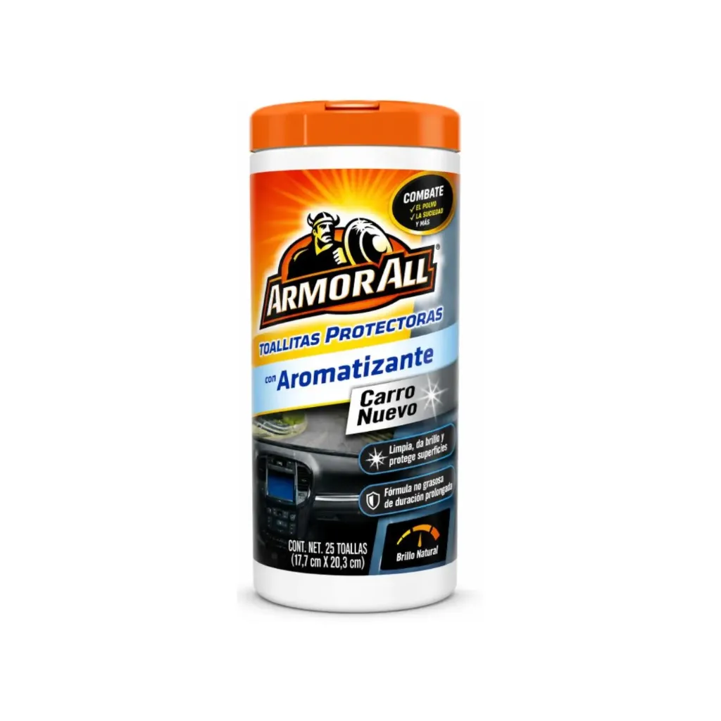 PROTECTOR AA TOALLAAROMA CARRO NUEVO 25U USA - Armor All