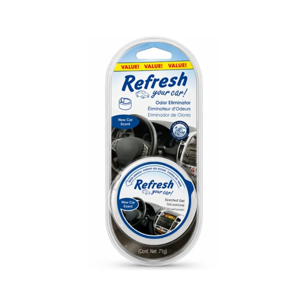Aroma gel pote new car/strawberry/midnight black 71gr - Refresh