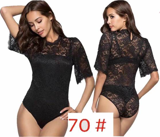 BODY ENCAJE MANGA CORTA 70 - Zaza