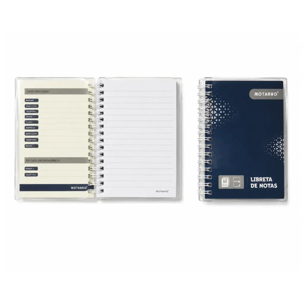 [4582] LIBRETAS ESPIRAL 11.1x8.5cm 60 HJS MOTA 251419