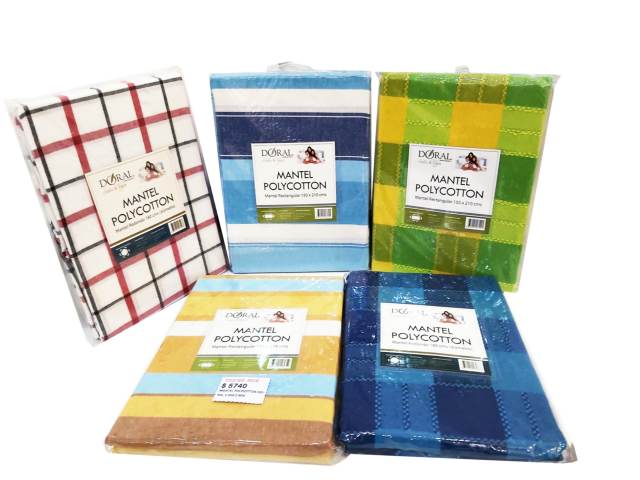 Mantel polycotton mix 1.5x2m - Doral