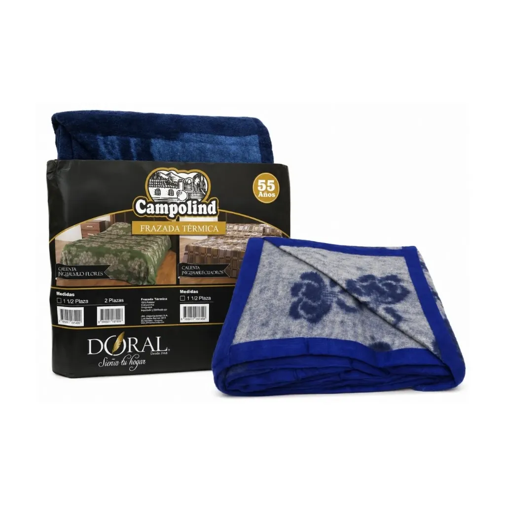 [4623] FRAZADA CAMPO LINDO GOLDEN FLORES ESCOC 2.0 JA MIX