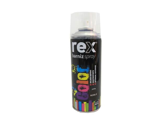 PINTURAS SPRAY REX BARNIZ ROBLE.400 ML 60047