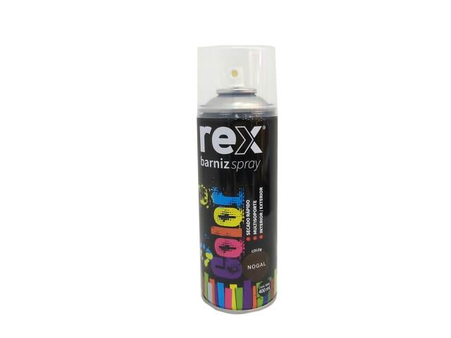 [4635] Pintura spray barniz nogal 400 ml - Rex / 60048