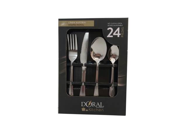 [4645] Set cuchilleria Royal 1.5 mm 24 unidades - Doral