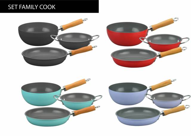 Set sartenes Family Scoofcook 3 unidades - Doral