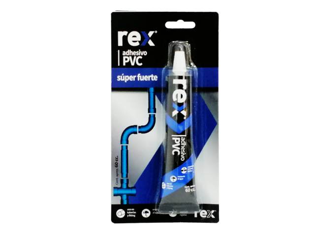 Adhesivo PVC tubo 60cc - Rex / 30324