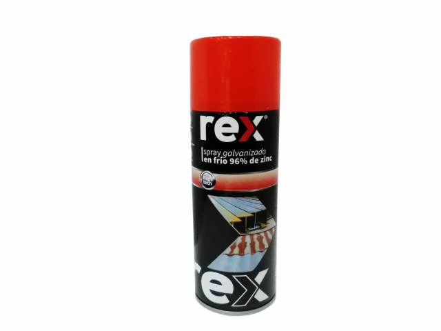 Pintura galvanizado en frío 96% de zinc 400ml - Rex / 30048