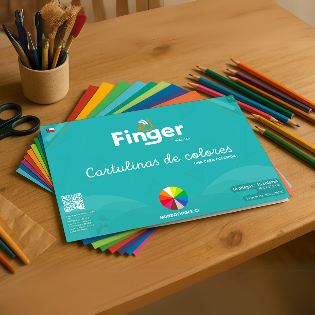 [4803] Block cartulina colores - Finger / AASH0103