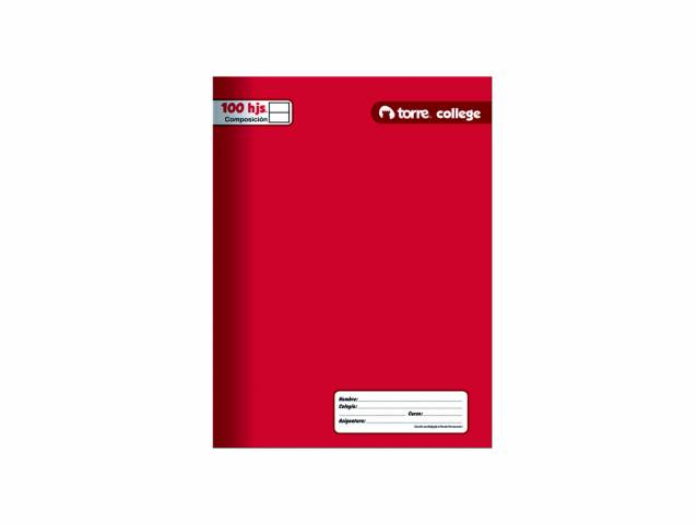 Cuaderno college composición 100 hojas - Torre