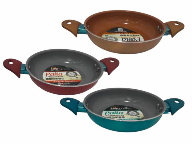 MENAJE PAILA 18CM DORAL TITANIO MONTECARLO
