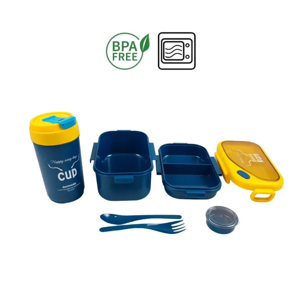 [4914] Set 3 contenedores + vaso 450ml - Finger / AA5607