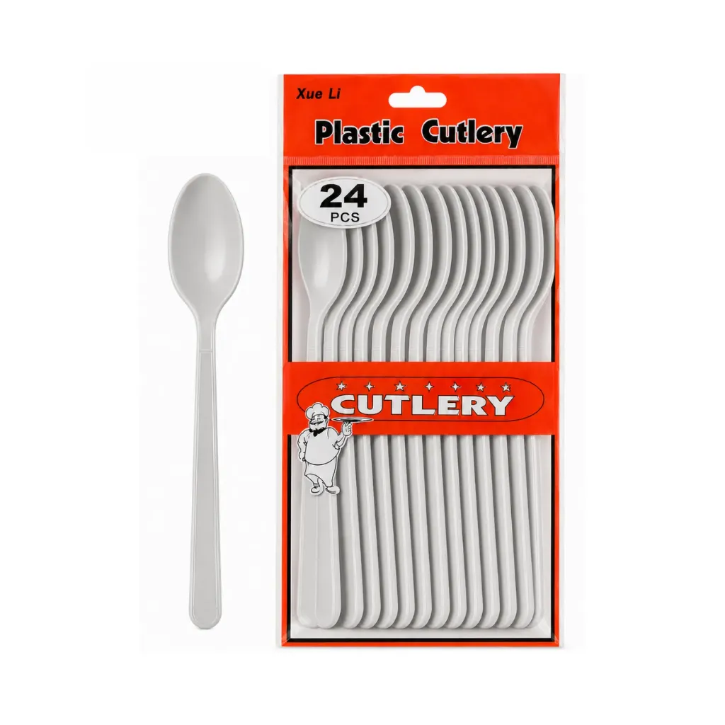 COCTAIL PACK 24 CUCHARAS  CHICA PLASTICA