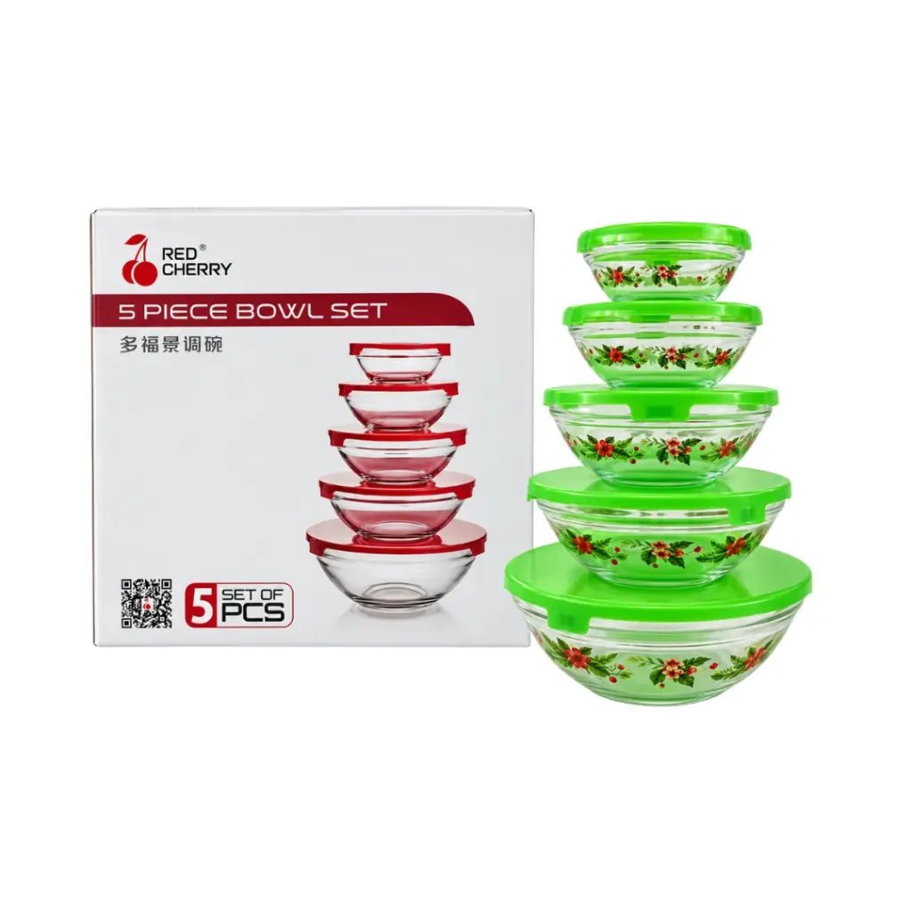 [4946] Set contenedores de vidrio 5 unidades - Finger / AA3143