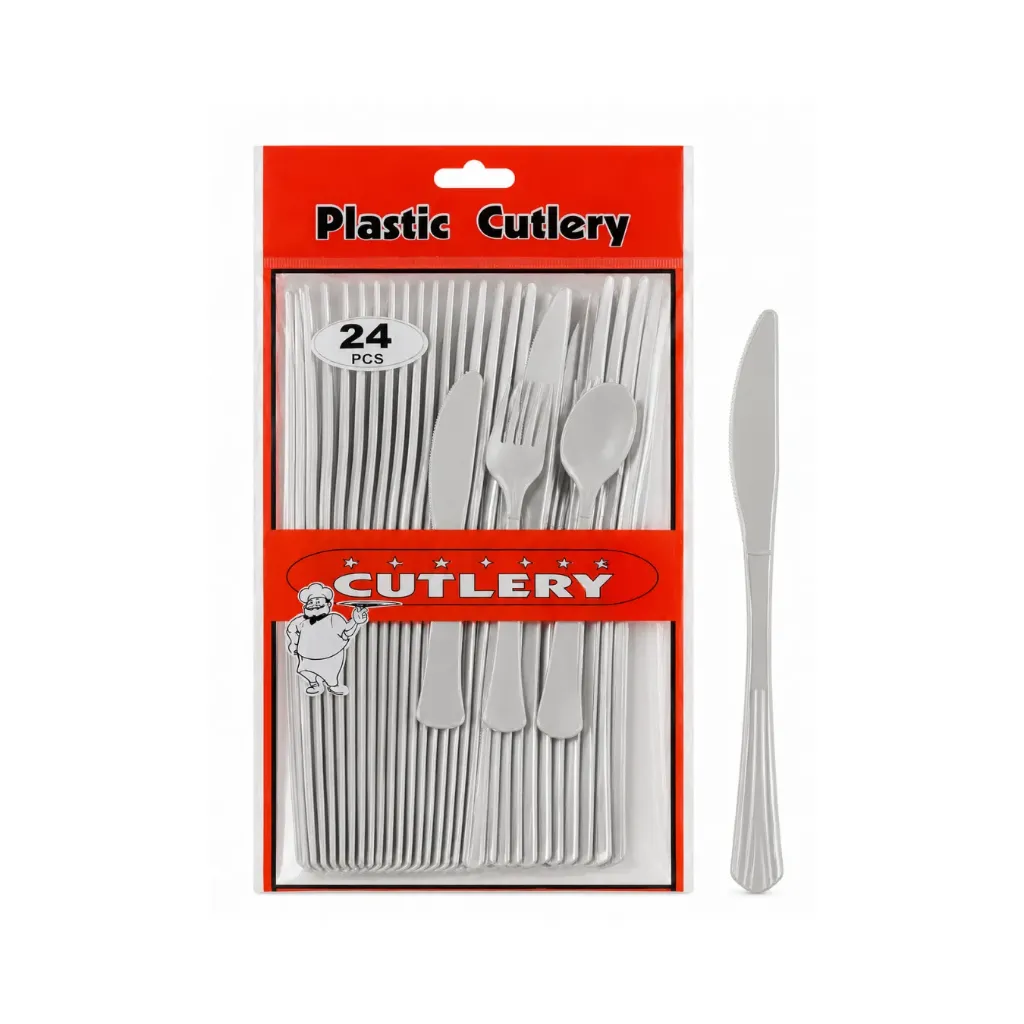 [4960] Pack cuchillo plástico 24 unidades - Finger / AA3033