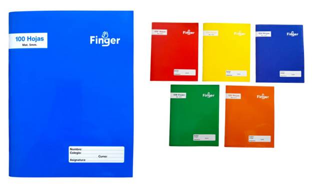 [4972] Cuaderno college 5mm 100 hojas - Finger
