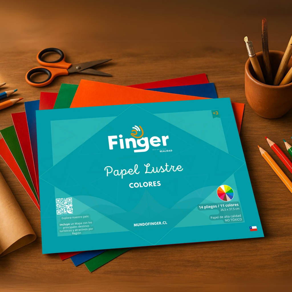 Block Papel lustre grande AASH0106 - Finger