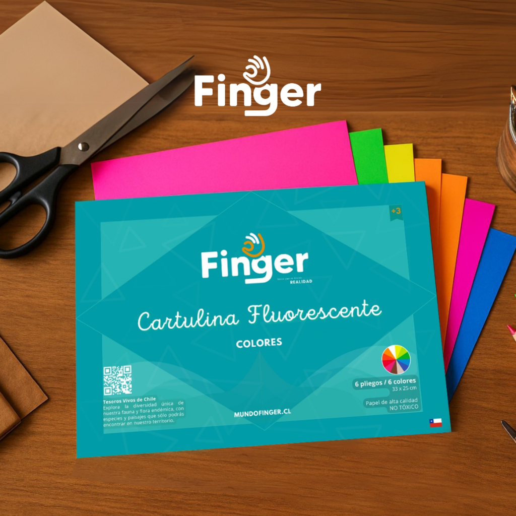 [4994] Block cartulina fluorescente - Finger / AASH0109