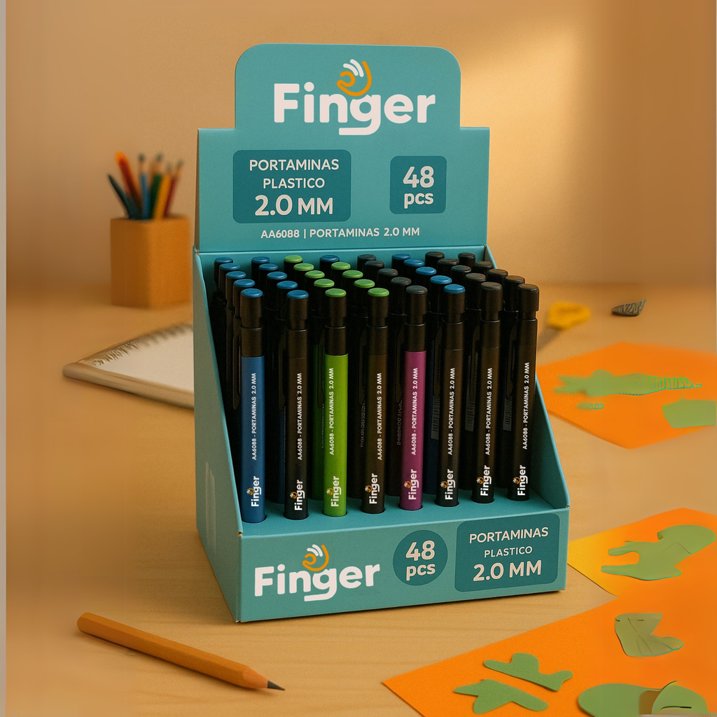 Portamina 2.0mm 48 unidades - Finger / AA6088-48