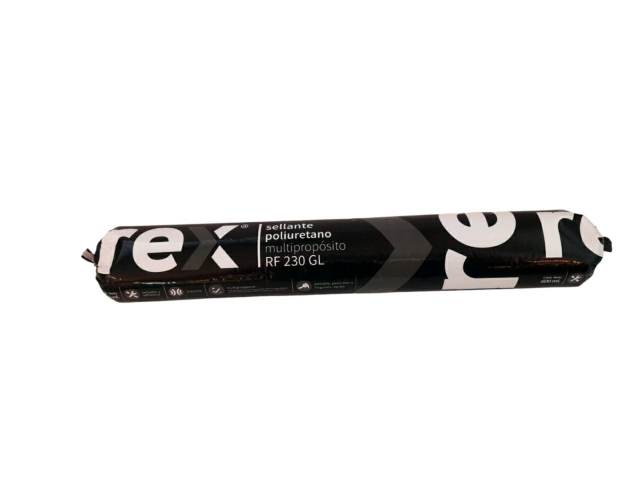 [5018] Sellante poliuretano pate 600 gr negro - Rex / 30435