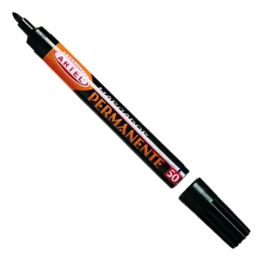 [1441-negro] Marcador permanente punta redonda - Artel (negro)