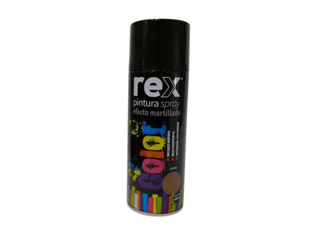 Pintura spray café martillado 400 ml - Rex / 60059