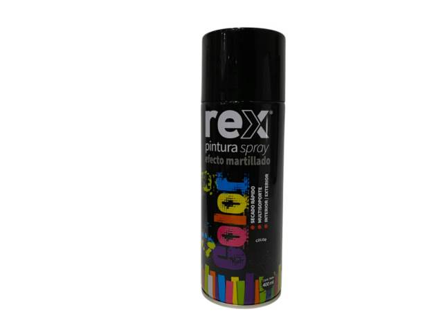 Pintura spray negro martillado 400 ml - Rex / 60061