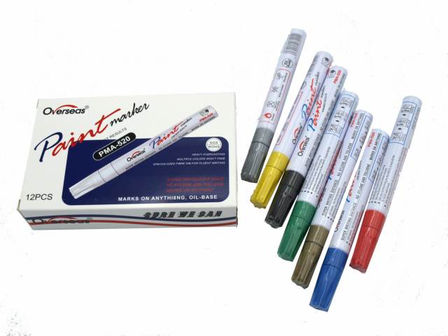 [3614-blanco] Marcador metálico 8 colores - Finger / AA1508 (blanco)