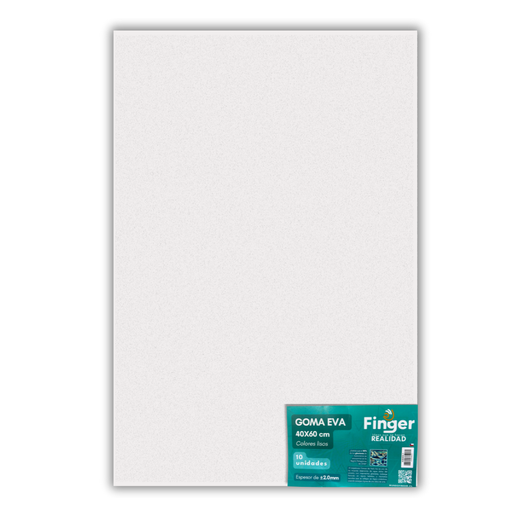 Pliego goma eva 2mm 40x60cm colores - Finger 