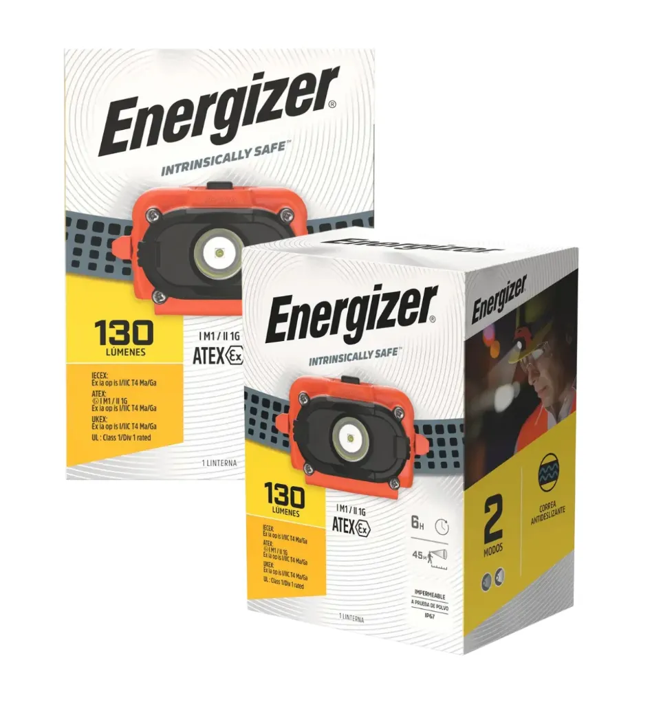 Linterna cabeza intrinsically safe 130 lúmenes 3AAA - Energizer / E304380000