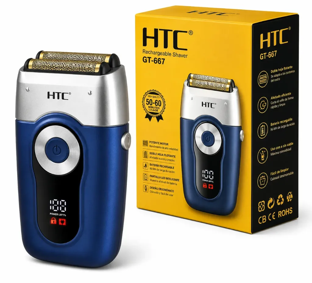 [5119] Afeitadora inal dob/lámina hipo 3 veloc - HTC / GT-667