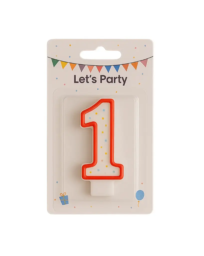 Velas cumpleaños con número - Finger / AA1716