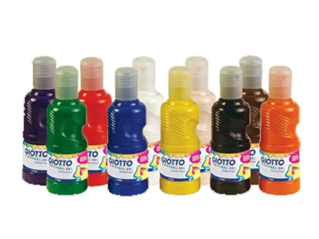 [2917-blanco] Tempera 8 colores 250ml - Giotto (blanco)