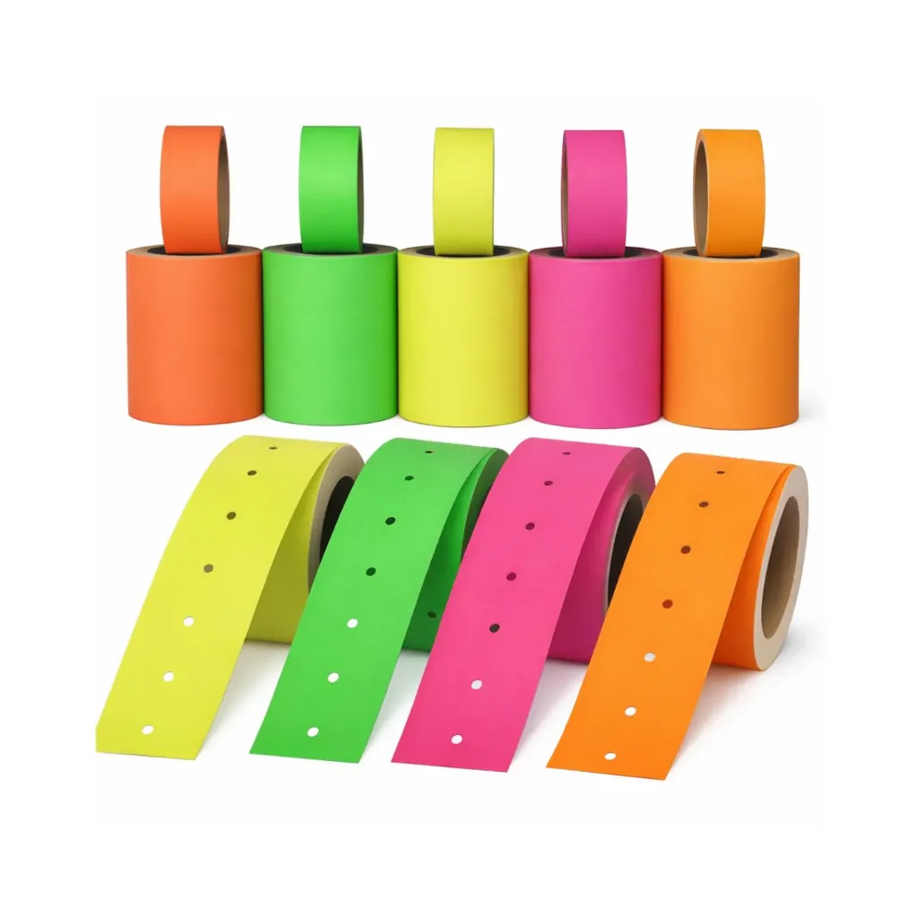 [1301-naranjo] Etiquetas sato neón 500 unidades - Finger / AA727 (naranjo)