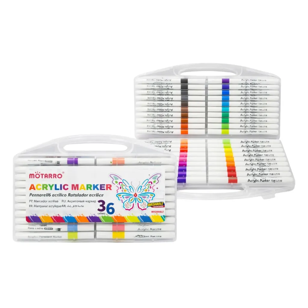Marcadores acrílicos 13.5cm 36 unidades - Motarro / MYD048-36