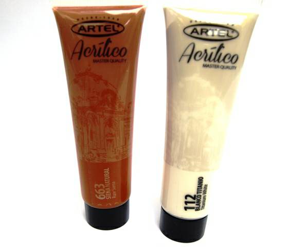 [2693-blancotitanio] Pintura acrílico 35 ml - Artel (blanco titanio 112)