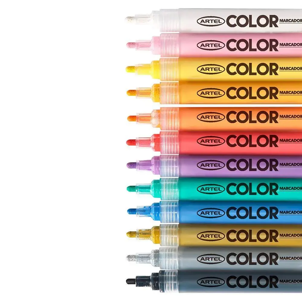 [4568-blanco] Lápiz acrilico colores 2mm- Artel (blanco)
